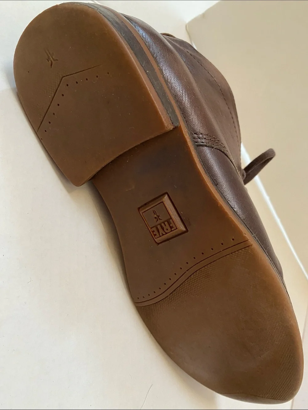 Frye Men's Paul Brown Leather Chukka Boots Size 10 1/2 D Gorpcore Casual Preppy